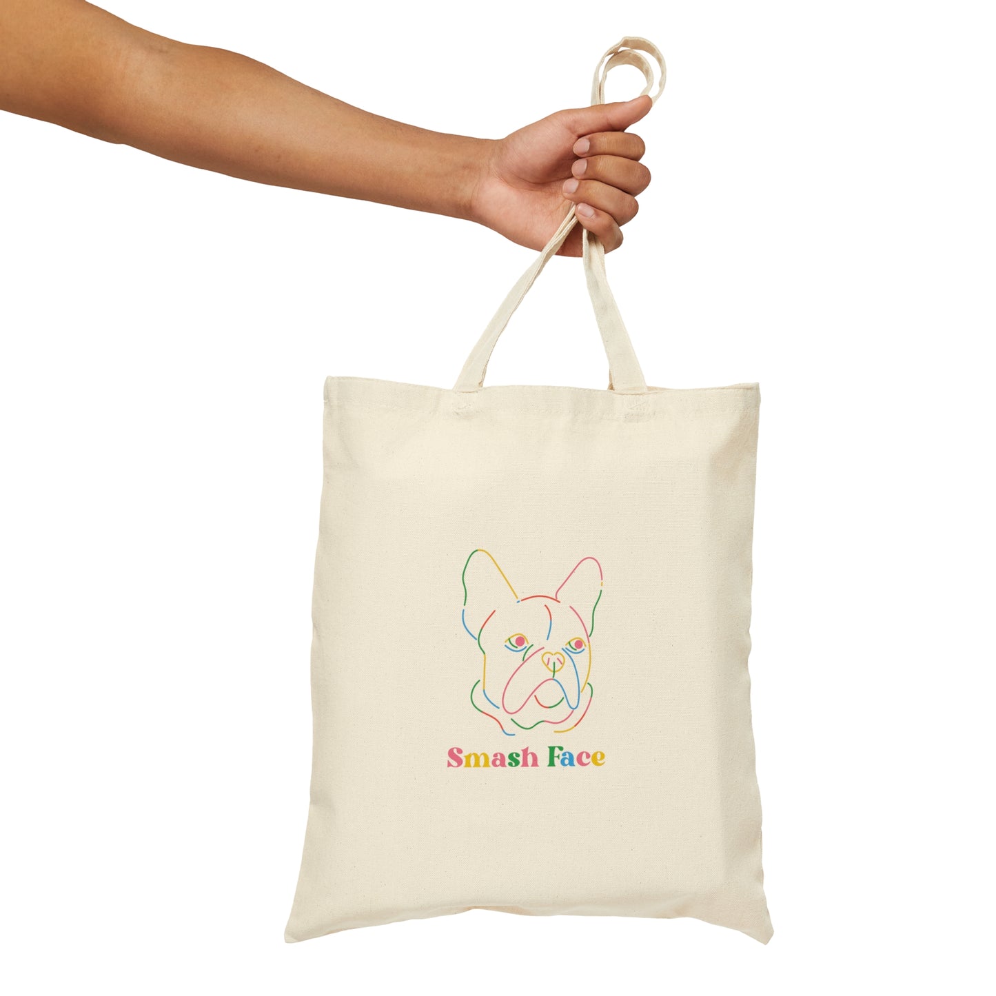 Sunny Adventures Summer Cotton Canvas Tote Bag