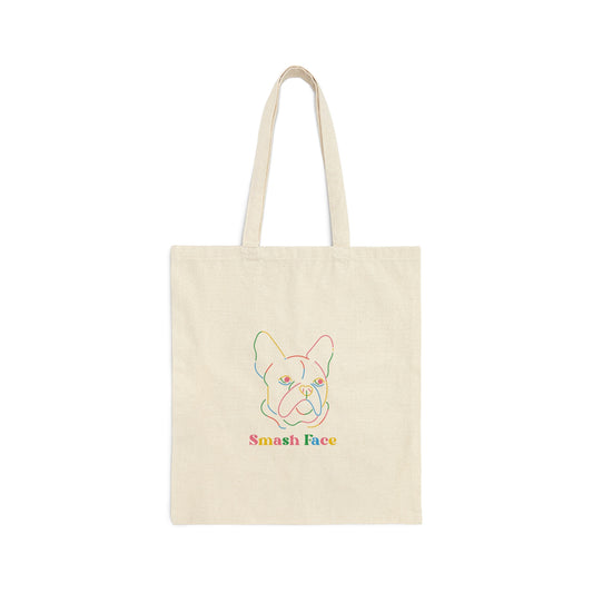 Sunny Adventures Summer Cotton Canvas Tote Bag